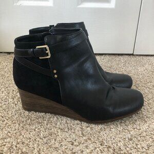 Dr. Scholl's "Double" Memory Foam Cool Fit Ankle Boots Black